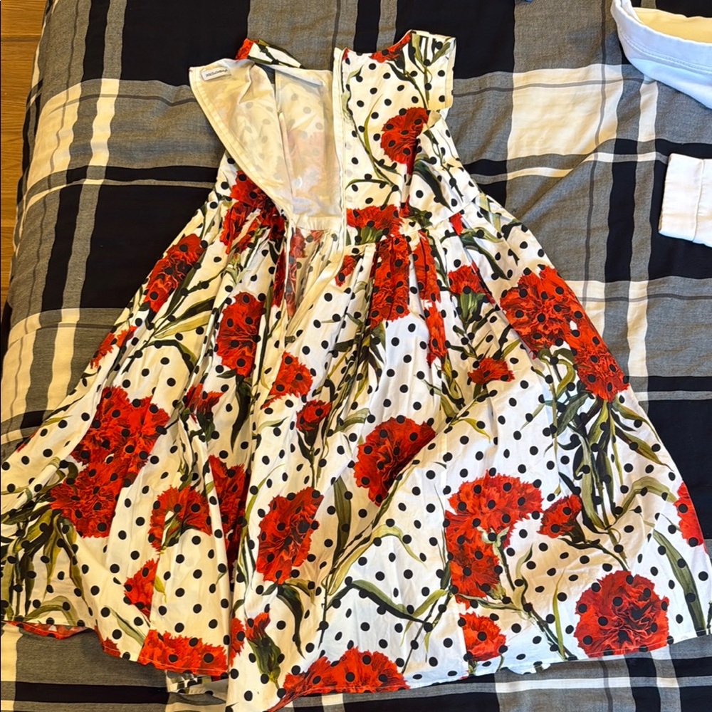 Floral Polka Dot Dress